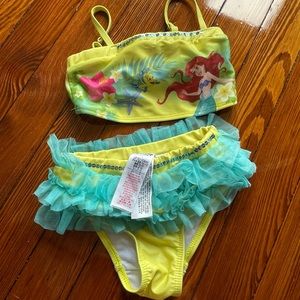 Little Mermaid two piece bathing suit